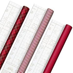 lot 7627 image: Hallmark 3pk Wrapping Paper 120SQFt