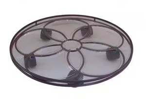 lot 5919 image: Vigaro. Metal Plant Caddy