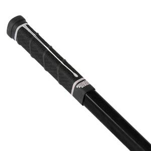 lot 4096 image: Buttendz Future Rubber Replacement Hockey Grip - Step Down Knob, Two-Tiered Player Knob with Twirl, Fits All Stick Sizes for Superior Control and Puck Feel (Black, White Drip)