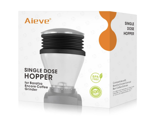 lot 4105 image: Aieve Silicone Coffee Hopper Bellow Compatible with Baratza Encore Grinder ESPVirtuosa Coffee Grinder,Reduce Coffee Grinds Retention