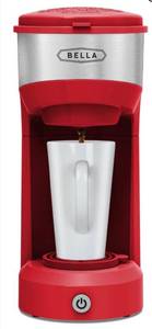 lot 5095 image: BELLA Dual Brew Single Serve Coffee Maker, K-cup Compatible with Ground Coffee Basket & Adapter -