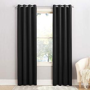 lot 8006 image: Sun Zero Barrow Energy Efficient Grommet Curtain Panel