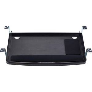 lot 8061 image: Kensington Keyboard Tray Under Desk, SmartFit Ergonomic Slide-Out Keyboard Drawer with Cable Management, Extra-Wide Height Adjustable Keyboard Holder, 24.5 x 11.75, Black K60004US
