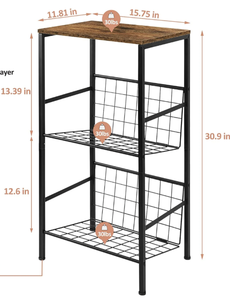 lot 8067 image: 3 Tier Record Player Stand