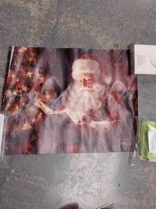 lot 8104 image: Christmas Santa painting