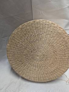 lot 8121 image: Round Seat Natural Straw Pouf Pouffe Tatami Futon Knitted Seat Cushion Tatami Floor Cushions Chair Mat