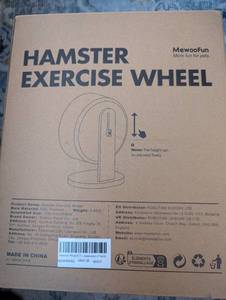 lot 8090 image: mewoofun hamster exercise wheel