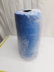 lot 55929 image: 65 ga Blue Tint Gusseted Bags For FDA - 20 x 13 x 24 - 1 Roll