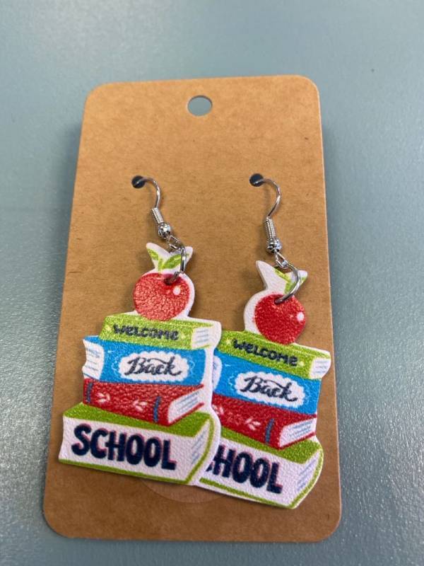 lot 2179 image: Welcome back- School earrings
