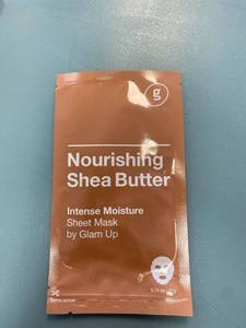 lot 2273 image: Nourishing Shea Butter Intense Moisture sheet mask by glam up
