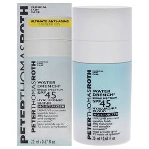 lot 2277 image: Peter Thomas Roth Water Drench Broad Spectrum Spf 45 Hyaluronic Cloud Moisturizer, 0.67-oz.