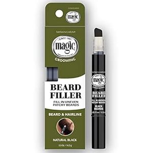 lot 2285 image: Magic Grooming Beard Filler Quick Drying Hair Color Touch up Stick Natural Black 0.5 fl oz