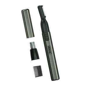 lot 2310 image: Wahl Micro Groomsman AAA 2-in-1 Detail Trimmer for Men Satin Nickel-Black #5640-600