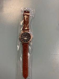 lot 2340 image: Hot pink and rose gold Geneva, fashion watch