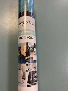 lot 2348 image: The paper studio- glitter iron on vinyl