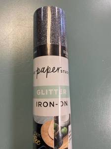lot 2349 image: The paper studio -glitter iron on vinyl