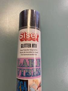 lot 2350 image: Siser Glitter HTV- Heat transfer vinyl