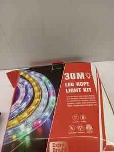 lot 44222 image: 30 M LED ROPE LIGHT KIT