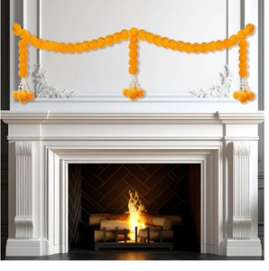 lot 44264 image: Diwali Marigold Garland Long Strands