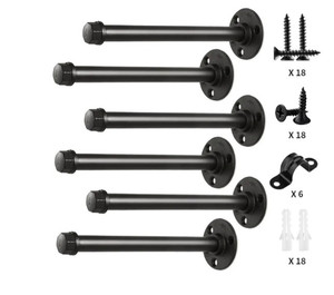 lot 44282 image: Pipe Shelf Brackets