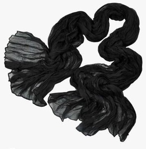 lot 44321 image: BLACK SCARFS