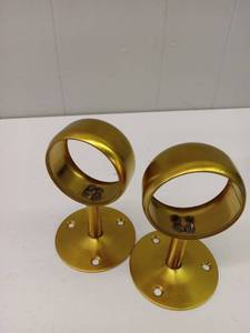 lot 44346 image: 2 STAINLESS STEEL ROD HOLDER (GOLDEN)
