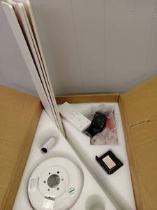 lot 44351 image: 52 inch SMART CEILING FAN WITH LIGHTS WHITE