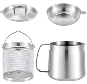 lot 44426 image: Stainless Steel Oil Filter Pot