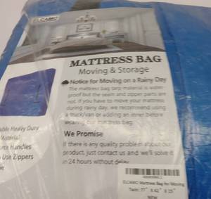 lot 44472 image: MATTRESS BAG FOR MOVING TWIN 774215