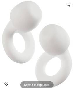 lot 44483 image: Loop Quiet 2 Ear Plugs � Ultra-Comfy Reusable Noise-Reducing Earplugs for Sleep, Deep Focus, Travel, Noise Sensitivity  Flexible Hearing Protection  Customizable Fit  24dB (SNR) Noise Reduction