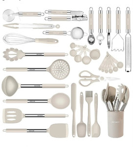 lot 44508 image: Kitchen Utensils Set-Silicone Cooking Utensils 12 PIECES