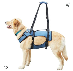 lot 44592 image: Coodeo Dog Lift Harness, Full Body Support & Recovery Sling, Pet Rehabilitation Lifts Vest for Old Dog with Arthritis Walk