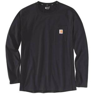 lot 44593 image: Carhartt Mens Force Relaxed Fit Midweight Long-Sleeve Pocket T-Shirt