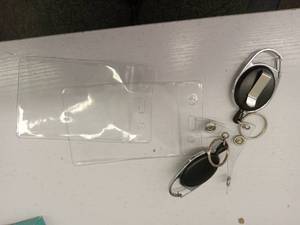 lot 44596 image: 2 PC BADGE HOLDER