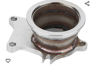 lot 44629 image: V Band Adapter,5 Bolt to 3 V-Band Turbo Adaptor Stainless Steel Adapter for T3T4 Turbo Adapters