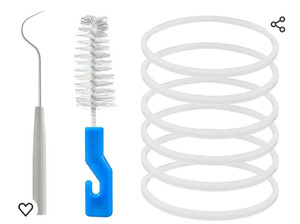 lot 44633 image: r Ninja Rubber Gasket Replacement Parts Seal O-Ring White for Ninja Single Serve