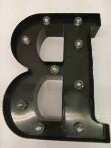 lot 44649 image: LETTER B LED LUGHT
