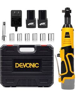 lot 431 image: XGOLD Electric Ratchet Wrench 38 Set,40ft-lbs 400RPM 16.8V Cordless Ratchet Wrench,Electric Socket Wrench With 2 Batteries,6 Sockets,14� Adapter And Fast Charger