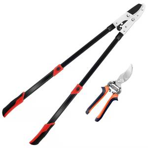 lot 46013 image: YRTSH Loppers Branch Cutter Heavy Duty Tree Trimmer, Extendable 28-41 Tree Pruner with Compound Action, Tree Cutter with 2 Inch Clean Cut Capacity Chop Thick Branches Effortlessly