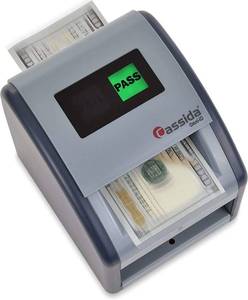 lot 46015 image: Cassida Omni-ID 2-in-1 Currency Counterfeit Detector with UV Identification Verification Lights �� Bill Checker with Infrared, Magnetic and Ultraviolet Sensors (Pack of 6) - Retail $874.05