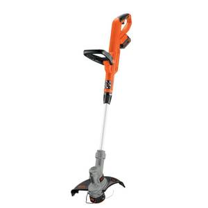 lot 46020 image: BLACKDECKER 20V MAX Cordless String Trimmer, 2 in 1 Trimmer and Edger, 12 Inch, Battery Included (LST300) - Retail $79.25