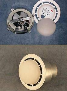 lot 46084 image: Mobile Home Vent Fan wlight. Made by Ventline - Retail $127.96
