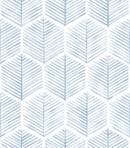 lot 51302 image: MelunMer Modern Peel and Stick Wallpaper Boho Contact Paper for Cabinets and Drawers Self Adhesive Wallpaper Removable Wallpaper for Bedroom Geometric Wallpaper for Bathroom BlueWhite 17.3�197