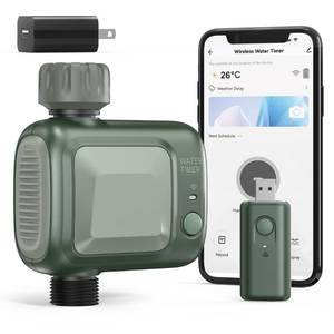 lot 51331 image: Sprinkler Timer WiFi Hose Timer, Water Timer for Garden Hose, 1 Outlets Smart Water Valve, Irrigation Timer Suitable for for Outdoor Watering & Garden