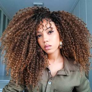 lot 51341 image: Leeven 8 Inch 8 Packs Pre Looped Micro Curly Crochet Hair for Women Kinky Curly Crochet Hair Synthetic Yanky Twist Hair Extensions (1B30#)