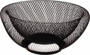 lot 51350 image: Cq acrylic Metal Wire Fruit Basket,Large Round Storage Baskets for Bread,Metal Wire Bread Fruit Bowl Vegetable Stand Holder for Snacks,Modern Fruit Bowl Decorate Kitchen Counter,Black