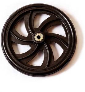 lot 51366 image: Walker Rollator Replacement 7.5 Wheels Black (1pis) (REAR 1)