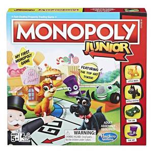 lot 51372 image: Monopoly Junior Board Game  Family Games for Preschoolers Ages 5 Christmas Gifts for Kids (Amazon Exclusive)