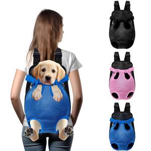 lot 51397 image: Wagably Hands-Free Pet Carrier Backpack for Dogs and Cats - Comfortable Adjustable Legs Carrier - Easy-Fit Design - Perfect for Traveling, Hiking and Camping - Small and Medium Pets (Blue, Medium)