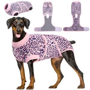 lot 51430 image: Kuoser Dog Surgery Recovery Suit, Recovery Suit for Female Male Dogs, Dog Onesie After Surgery Spay Neuter, Anti-Licking Pet Surgical Recovery Snugly Suit, Bodysuit for Abdominal Wounds Skin Disease